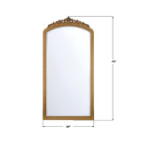 Crystorama - ARN-M700-BB - Mirror - Arden - Burnished Brass