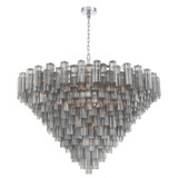 Crystorama - ADD-329-CH-SM - 40 Light Chandelier - Addis - Polished Chrome