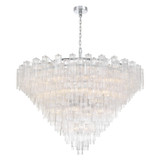 Crystorama - ADD-329-CH-CL - 40 Light Chandelier - Addis - Polished Chrome