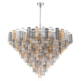 Crystorama - ADD-329-CH-AU - 40 Light Chandelier - Addis - Polished Chrome
