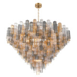 Crystorama - ADD-329-AG-AU - 40 Light Chandelier - Addis - Aged Brass