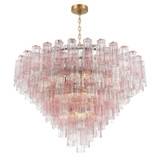 Crystorama - ADD-327-AG-SP - 28 Light Chandelier - Addis - Aged Brass