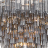Crystorama - ADD-327-AG-SM - 28 Light Chandelier - Addis - Aged Brass