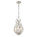 Crystorama - 565-SA - Three Light Chandelier - Broche - Antique Silver