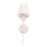 Crystorama - 531-OP-MT - One Light Wall Sconce - Broche - Matte White