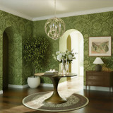 Crystorama - 504-CT - Four Light Chandelier - Broche - Champagne Green Tea