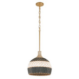 Crystorama - ZAN-9003-SG-MK - Three Light Pendant - Zanzibar - Soft Gold