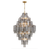 Crystorama - ADD-319-AG-SM - 20 Light Chandelier - Addis - Aged Brass
