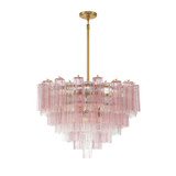 Crystorama - ADD-316-AG-SP - 16 Light Chandelier - Addis - Aged Brass