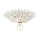Crystorama - 500-MT - One Light Flush Mount - Broche - Matte White