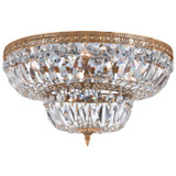 Crystorama - 730-OB-CL-MWP - Eight Light Flush Mount - Waltham - Olde Brass