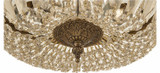 Crystorama - 714-OB-GT-MWP - Three Light Flush Mount - Waltham - Olde Brass
