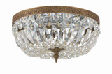 Crystorama - 712-OB-CL-MWP - Three Light Flush Mount - Waltham - Olde Brass
