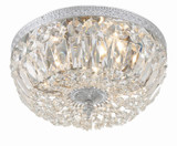 Crystorama - 712-CH-CL-MWP - Three Light Flush Mount - Waltham - Polished Chrome