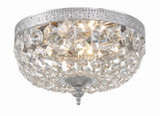 Crystorama - 710-CH-CL-I - Two Light Flush Mount - Waltham - Polished Chrome