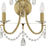 Crystorama - 6822-VG-CL-MWP - Two Light Wall Sconce - Othello - Vibrant Gold