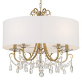 Crystorama - 6625-VG-CL-S - Five Light Chandelier - Othello - Vibrant Gold