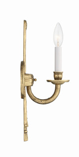 Crystorama - 651-OB - One Light Wall Sconce - Lexsi - Olde Brass