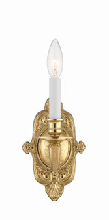Crystorama - 641-PB - One Light Wall Sconce - Marlowe - Polished Brass