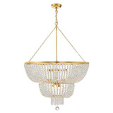 Crystorama - 612-GA - 12 Light Chandelier - Rylee - Antique Gold