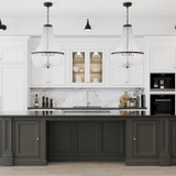 Crystorama - 608-MK - Six Light Chandelier - Rylee - Matte Black