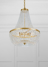 Crystorama - 608-GA - Six Light Chandelier - Rylee - Antique Gold