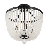 Crystorama - 604-MK-FR - Four Light Chandelier - Rylee - Matte Black