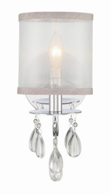 Crystorama - 5621-CH - One Light Wall Sconce - Hampton - Polished Chrome