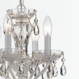 Crystorama - 5534-WW-CL-I - Four Light Mini Chandelier - Welton - Wet White