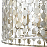 Crystorama - 546-SA - Six Light Chandelier - Layla - Antique Silver