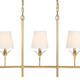 Crystorama - 537-GA - Five Light Chandelier - Broche - Antique Gold