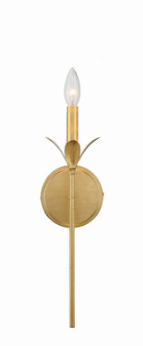 Crystorama - 531-GA - One Light Wall Sconce - Broche - Antique Gold