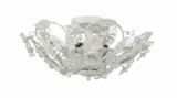Crystorama - 5316-AW - Six Light Semi Flush Mount - Paris Market - Antique White