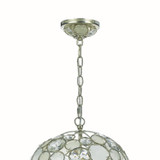 Crystorama - 527-SA - One Light Mini Chandelier - Palla - Antique Silver