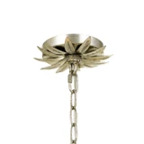 Crystorama - 518-SA - Six Light Chandelier - Broche - Antique Silver