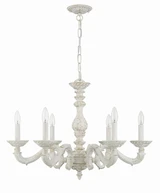 Crystorama - 5126-AW - Six Light Chandelier - Paris Market - Antique White