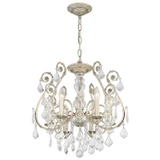 Crystorama - 5115-OS-CL-SAQ - Six Light Chandelier - Regis - Olde Silver