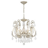 Crystorama - 5115-OS-CL-MWP - Six Light Chandelier - Regis - Olde Silver