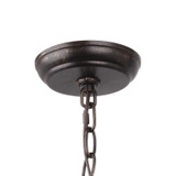 Crystorama - 504-EB-GA - Four Light Mini Chandelier - Broche - English Bronze + Antique Gold