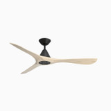 Modern Forms Fans - FR-D2504-60-MB/WO - 60" Ceiling Fan - Carve - Matte Black/White Oak