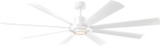 Modern Forms Fans - FR-W2303-72L-MW - 72" Ceiling Fan - Aura - Matte White