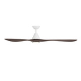 Modern Forms Fans - FR-D2504-72L-MW/DW - 72" Ceiling Fan - Carve - Matte White/Dark Walnut