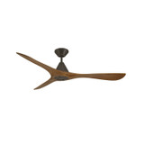 Modern Forms Fans - FR-D2504-60-BZ/DK - 60" Ceiling Fan - Carve - Bronze/Distressed Koa