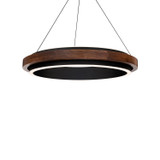 Modern Forms - PD-88529-BK/DW - LED Pendant - Delaney - Black/Dark Walnut