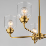 Maxim - 12266CDNAB - Five Light Chandelier - Acadia - Natural Aged Brass