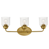 Maxim - 12263CDNAB - Three Light Bath Vanity - Acadia - Natural Aged Brass