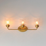 Maxim - 12263CDNAB - Three Light Bath Vanity - Acadia - Natural Aged Brass