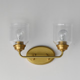 Maxim - 12262CDNAB - Two Light Bath Vanity - Acadia - Natural Aged Brass