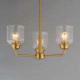 Maxim - 12260CDNAB - Three Light Semi-Flush Mount/Chandelier - Acadia - Natural Aged Brass
