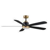 Maxim - 88828BKGLD - 60" Ceiling Fan - Daisies - Black / Gold